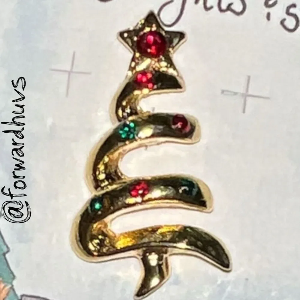 Bundle Sale 3 for $15 | Christmas Tree Pin | Genuine Austrian Crystal